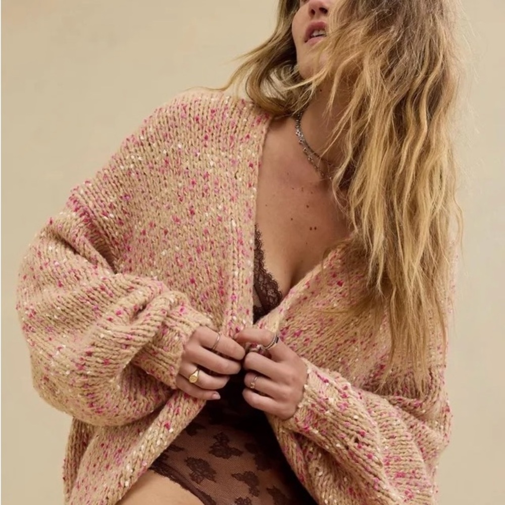 Aerie Oversized Sprinkle Cardigan